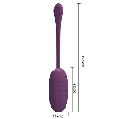 PRETTY LOVE - CASPER PURPLE RECHARGEABLE VIBRATING EGG - Kink&Play