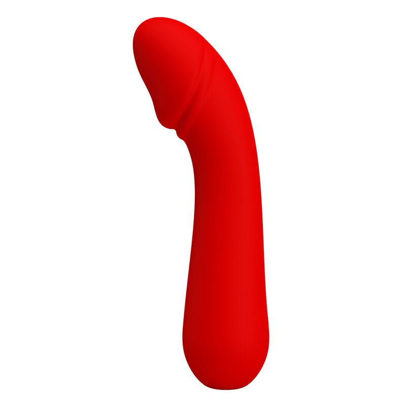 PRETTY LOVE - CETUS RECHARGEABLE VIBRATOR RED - Kink&Play