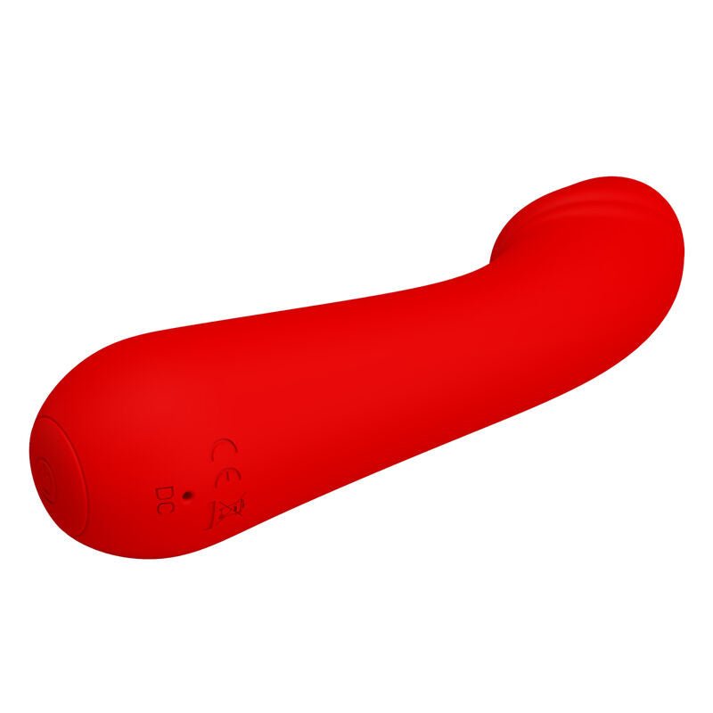 PRETTY LOVE - CETUS RECHARGEABLE VIBRATOR RED - Kink&Play