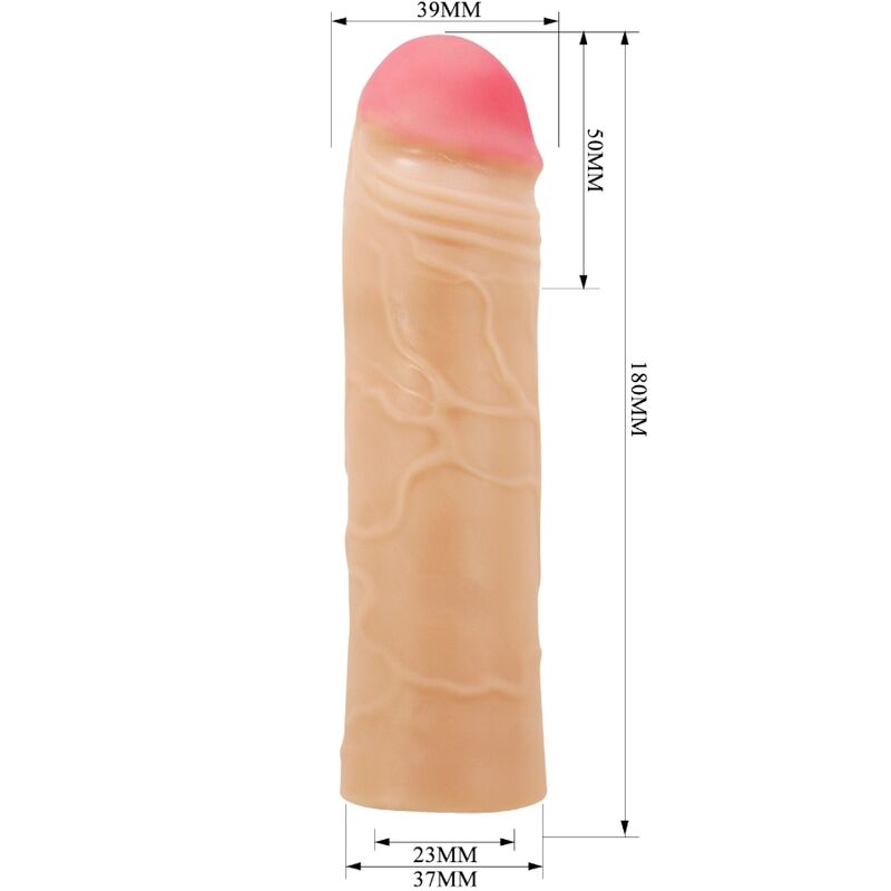 PRETTY LOVE - CHANE PENIS EXTENDER COVER FLESH - Kink&Play