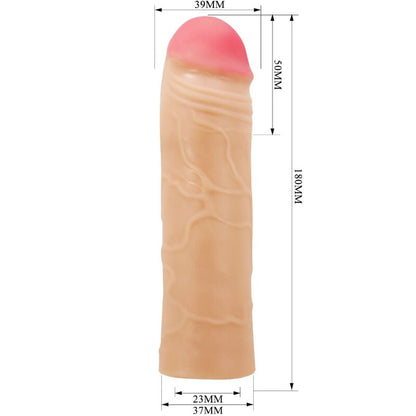 PRETTY LOVE - CHANE PENIS EXTENDER COVER FLESH - Kink&Play