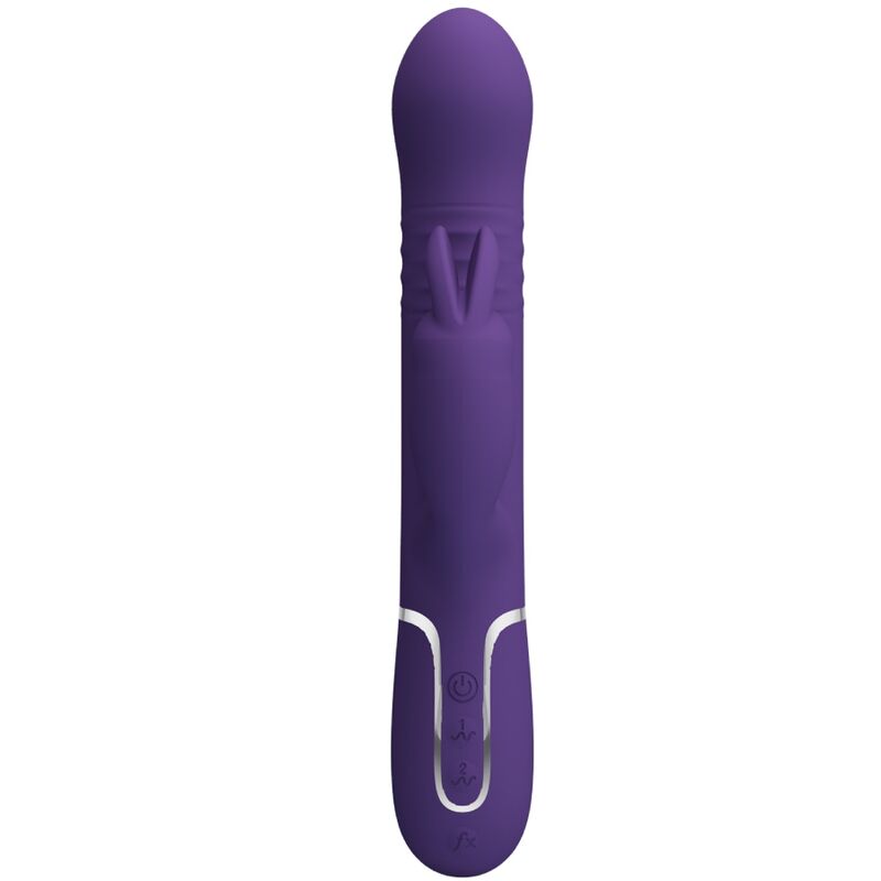 PRETTY LOVE - COALE RABBIT VIBRATOR 4 IN 1 PURPLE - Kink&Play