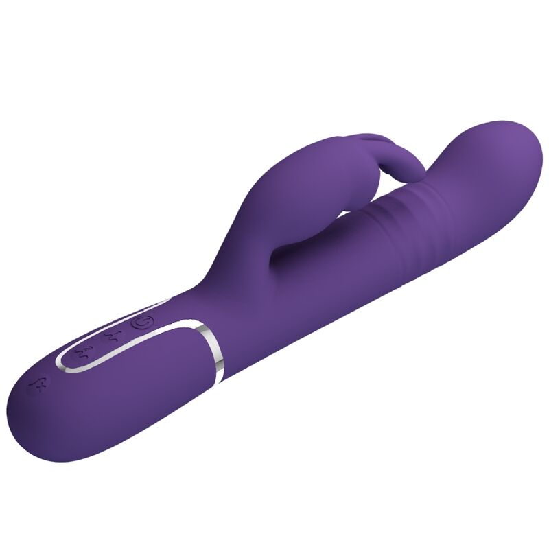PRETTY LOVE - COALE RABBIT VIBRATOR 4 IN 1 PURPLE - Kink&Play