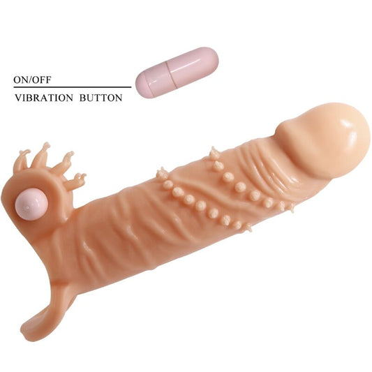 PRETTY LOVE - CONNOR PENIS SLEEVE + CLITORIS STIMULATOR FLESH - Kink&Play