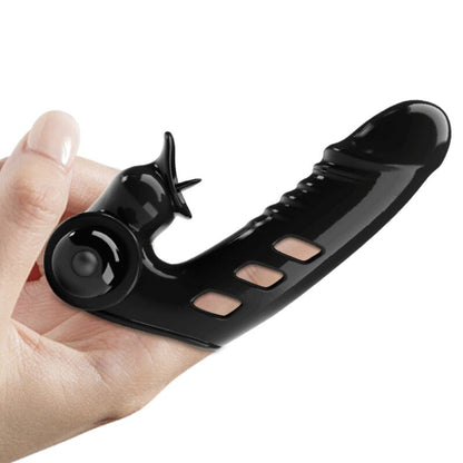 PRETTY LOVE - CORBIN BLACK VIBRATOR FINGER COVER - Kink&Play
