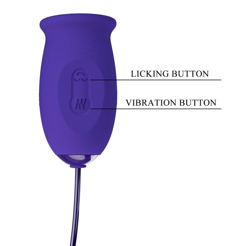 PRETTY LOVE - DAISY YOUTH VIOLET RECHARGEABLE VIBRATOR STIMULATOR - Kink&Play