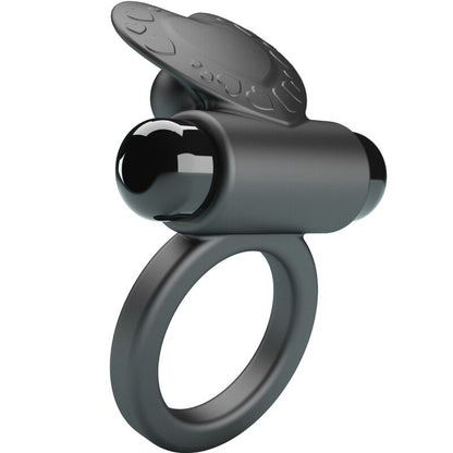 PRETTY LOVE - DEBONAIRE VIBRATING RING RABBIT 10 VIBRATIONS BLACK - Kink&Play