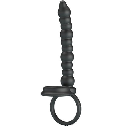PRETTY LOVE - DILLION DOUBLE PENETRATION COCK RING BLACK - Kink&Play