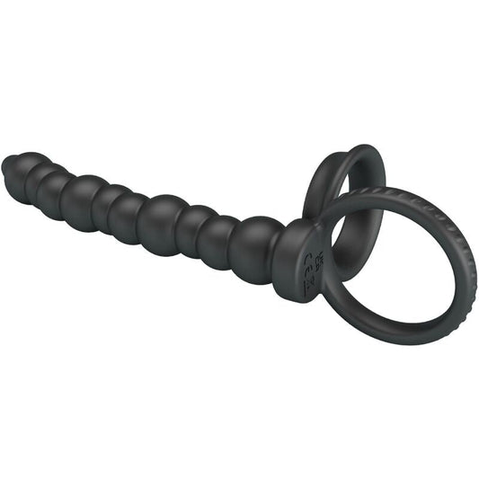 PRETTY LOVE - DILLION DOUBLE PENETRATION COCK RING BLACK - Kink&Play