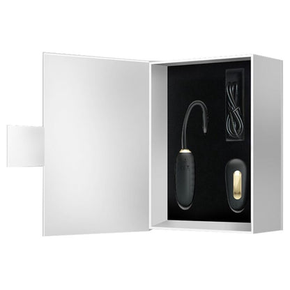 PRETTY LOVE - DOREEN LUXURY RECHARGEABLE VIBRATING EGG BLACK REMOTE CONTROL - Kink&Play