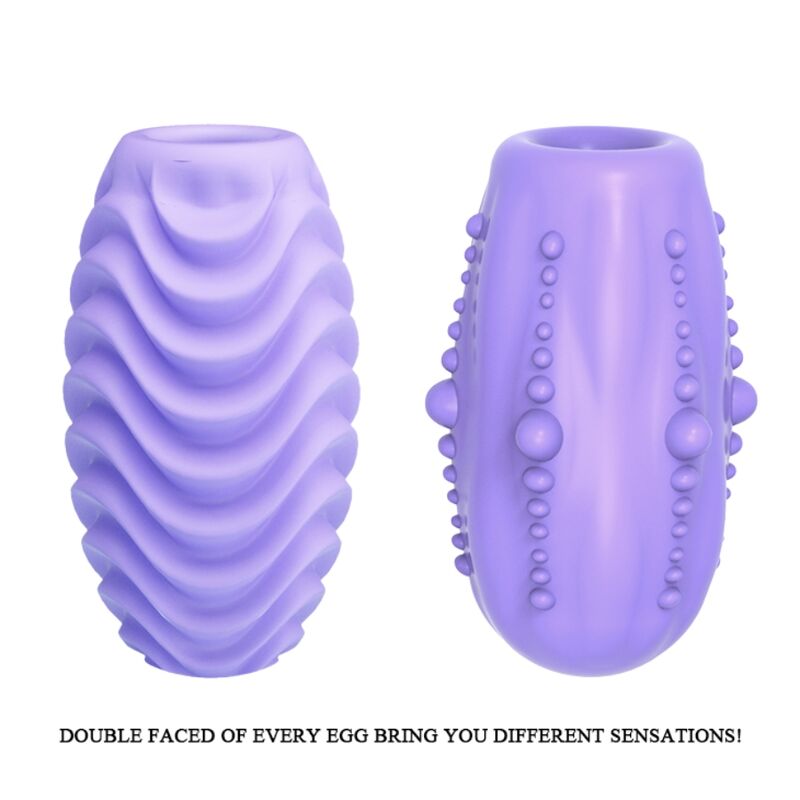 PRETTY LOVE - DOUBLE SIDED LILAC MASTURBATOR EGG - Kink&Play
