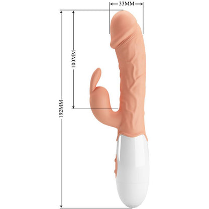 PRETTY LOVE - EASTER BUNNY VIBRATOR WITH STIMULATOR - Kink&Play