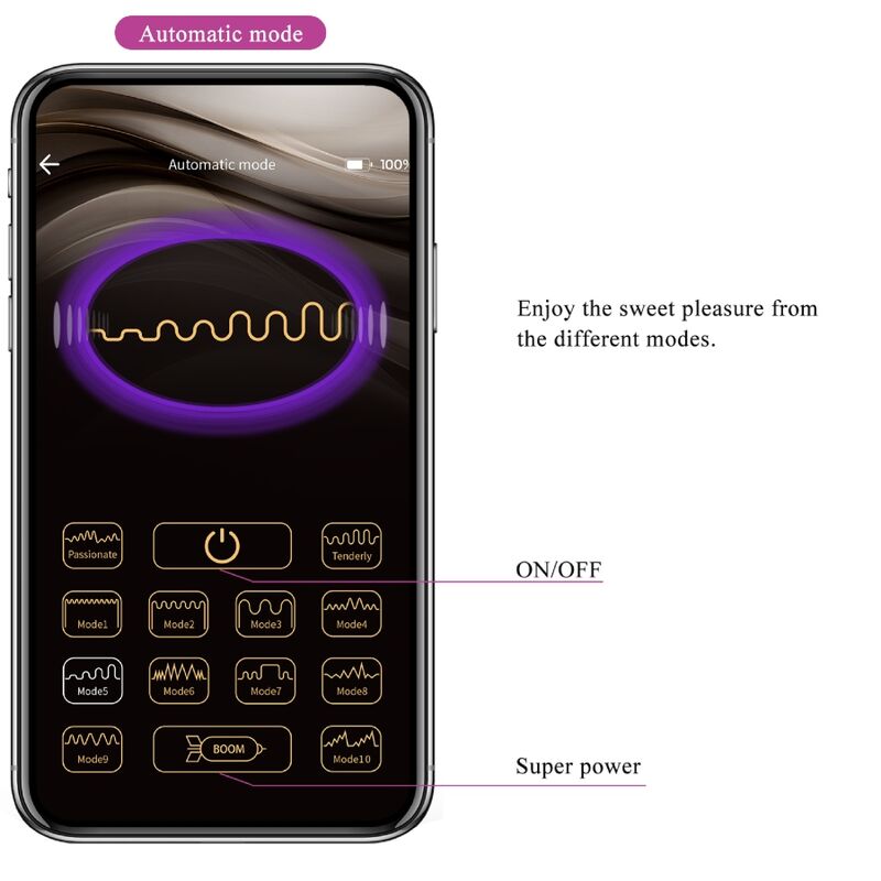 PRETTY LOVE - ELVIRA KEGEL BALLS APP REMOTE CONTROL PURPLE - Kink&Play