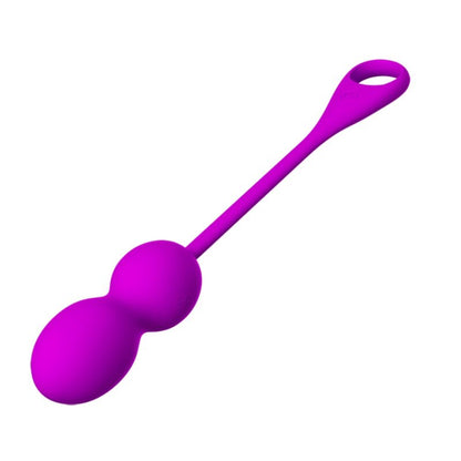 PRETTY LOVE - ELVIRA RECHARGEABLE VIBRATING BALLS PURPLE - Kink&Play
