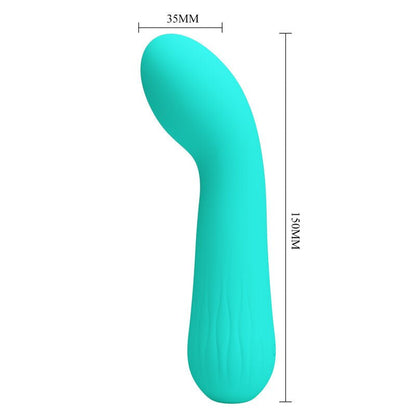 PRETTY LOVE - FAUN RECHARGEABLE VIBRATOR AQUA GREEN - Kink&Play
