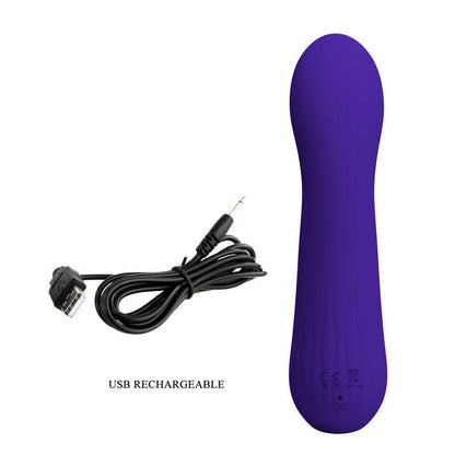 PRETTY LOVE - FAUN RECHARGEABLE VIBRATOR PURPLE - Kink&Play