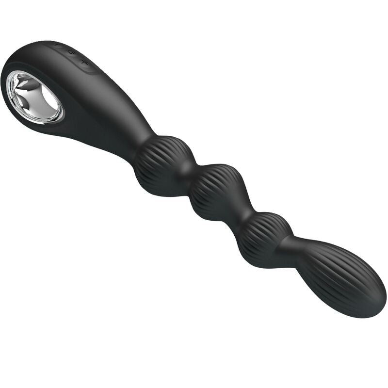 PRETTY LOVE - FEDERER ANAL VIBRATOR 12 VIBRATIONS BLACK - Kink&Play