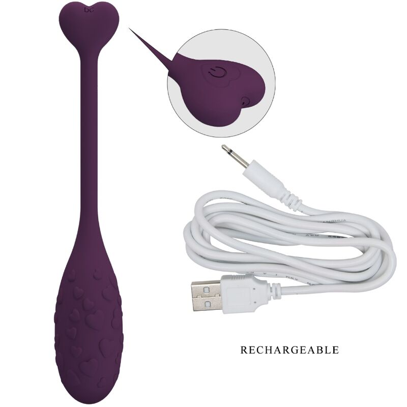 PRETTY LOVE - FISHERMAN APP CONTROLLED VIBRATING EGG LILA - Kink&Play