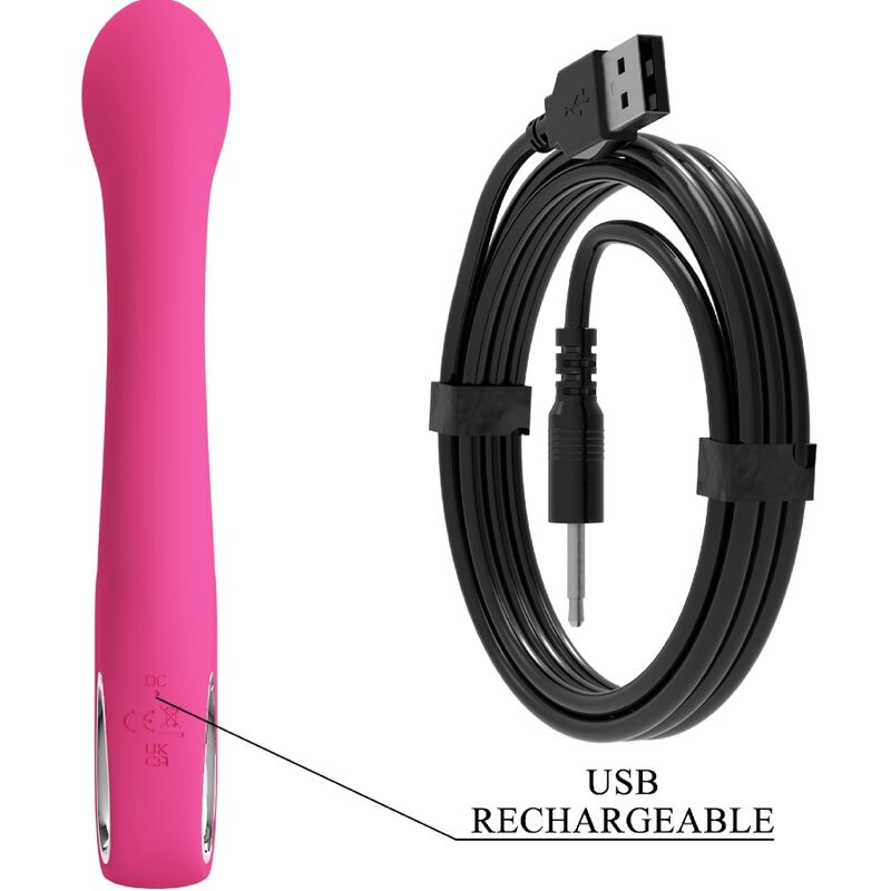 PRETTY LOVE - FRITZ RABBIT VIBRATOR 12 VIBRATIONS PINK - Kink&Play