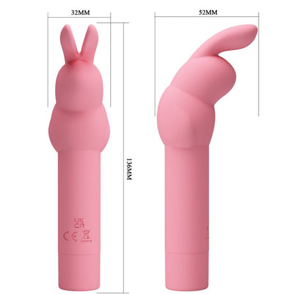 PRETTY LOVE - GERARDO PINK RABBIT SILICONE VIBRATOR - Kink&Play