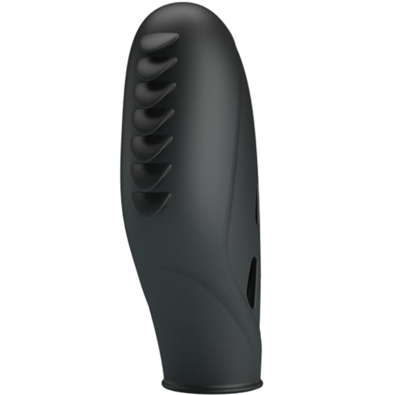 PRETTY LOVE - GILO SILICONE FINGER VIBRATOR BLACK - Kink&Play