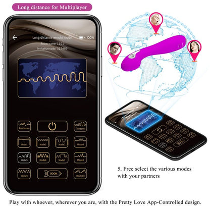 PRETTY LOVE - HECTOR ELECTROSHOCK VIBRATOR FREE APP VIOLET - Kink&Play