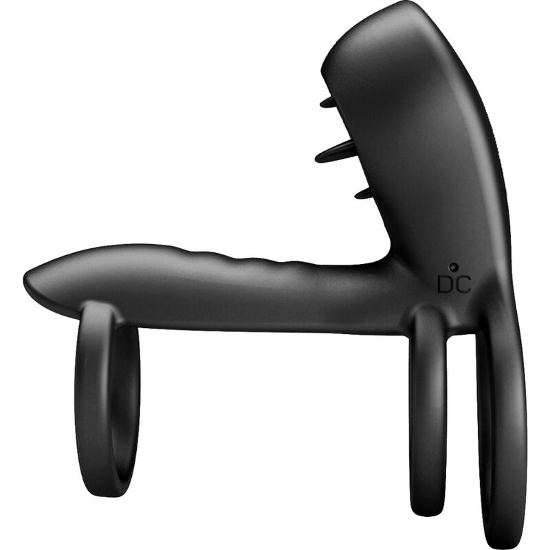PRETTY LOVE - JAMMY PENIS SHEATH 12 VIBRATIONS WITH RECHARGEABLE SILICONE TONGUE - Kink&Play
