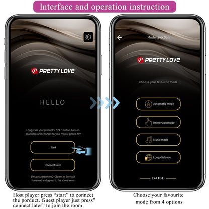 PRETTY LOVE - JEFFERSON APP CONTROLLED ANAL PLUG BLACK - Kink&Play