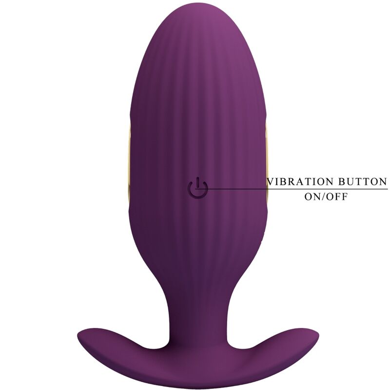 PRETTY LOVE - JEFFERSON APP CONTROLLED ANAL PLUG PURPLE - Kink&Play