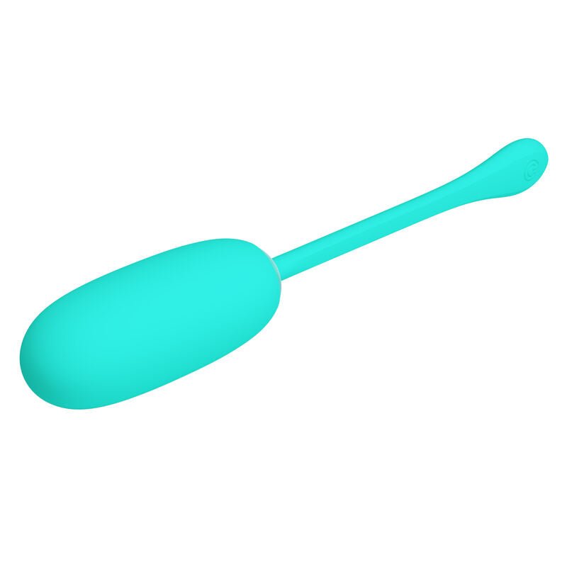 PRETTY LOVE - JULIUS WATERPROOF - RECHARGEABLE VIBRATING EGG AQUA GREEN - Kink&Play