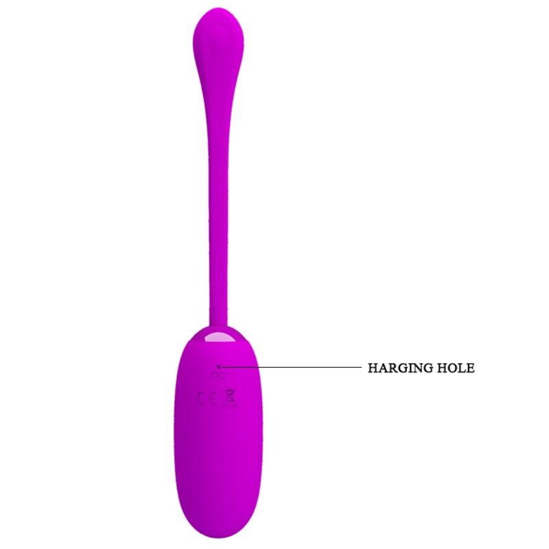 PRETTY LOVE - JULIUS WATERPROOF - RECHARGEABLE VIBRATING EGG PURPLE - Kink&Play