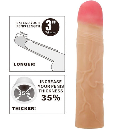 PRETTY LOVE - KYLIAN PENIS EXTENDER COVER FLESH - Kink&Play