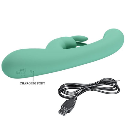 PRETTY LOVE - LAMAR RABBIT VIBRATOR & GREEN G - SPOT - Kink&Play