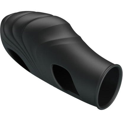 PRETTY LOVE - LICH SILICONE FINGER VIBRATOR BLACK - Kink&Play