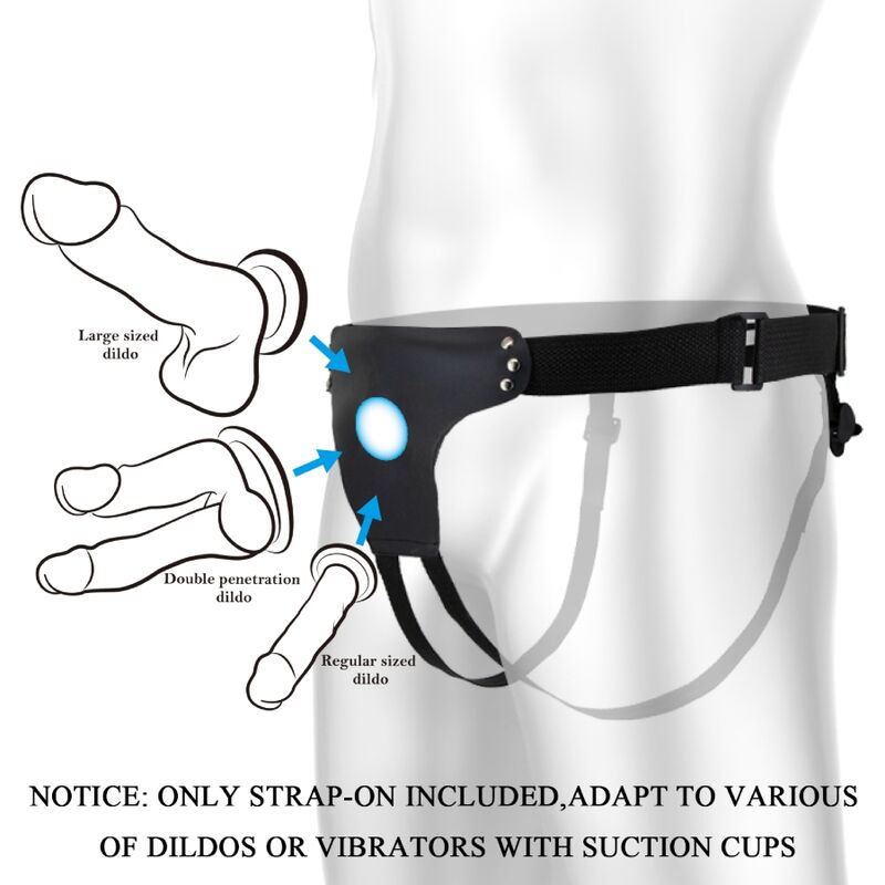 PRETTY LOVE - LOVE SPELL ADJUSTABLE STRAP HARNESS COMPLEMENT - Kink&Play