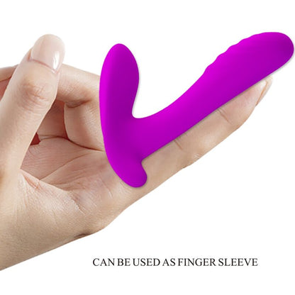 PRETTY LOVE - MASSAGER & VIBRATOR 12 VIBRATIONS REMOTE CONTROL PURPLE - Kink&Play