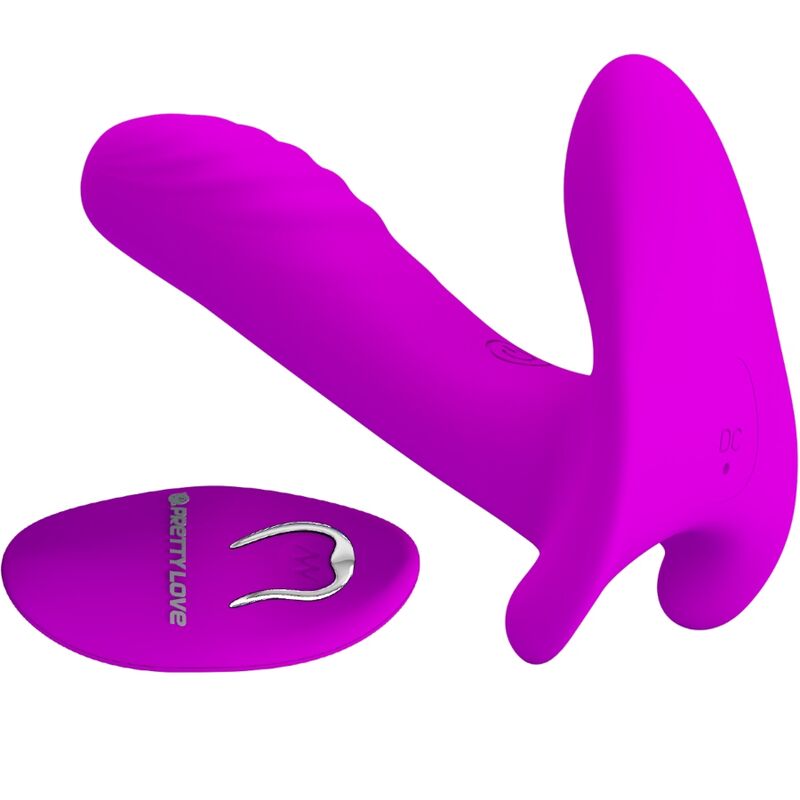 PRETTY LOVE - MASSAGER & VIBRATOR 12 VIBRATIONS REMOTE CONTROL PURPLE - Kink&Play
