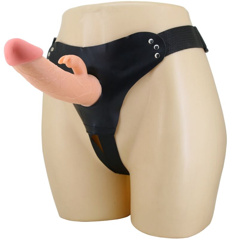 PRETTY LOVE - MAVIS HARNESS UNIVERSAL BRIEFS WITH DILDO 19 CM NATURAL - Kink&Play