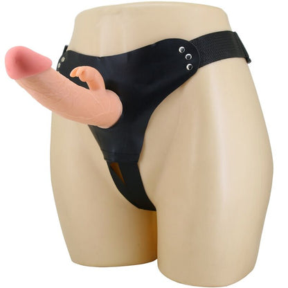 PRETTY LOVE - MAVIS HARNESS UNIVERSAL BRIEFS WITH DILDO 19 CM NATURAL - Kink&Play