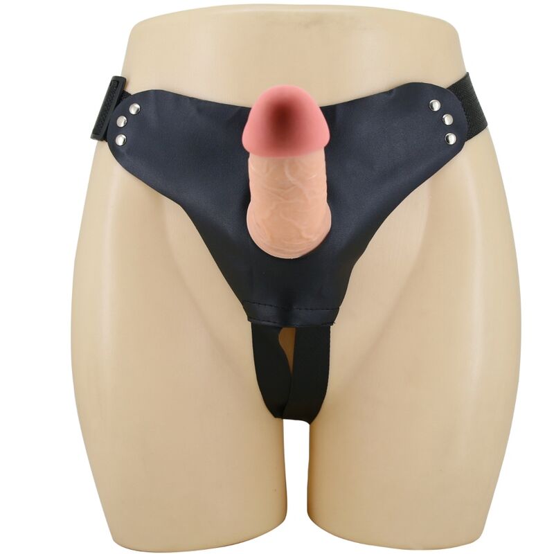 PRETTY LOVE - MAVIS HARNESS UNIVERSAL BRIEFS WITH DILDO 19 CM NATURAL - Kink&Play