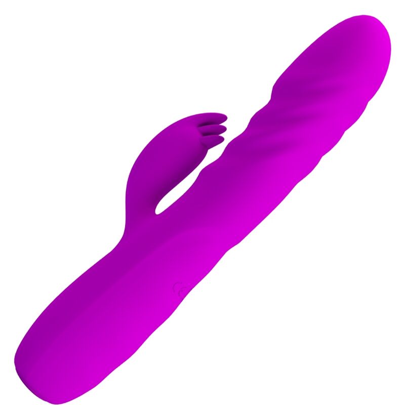 PRETTY LOVE - MELANIE PURPLE RECHARGEABLE RABBIT VIBRATOR - Kink&Play