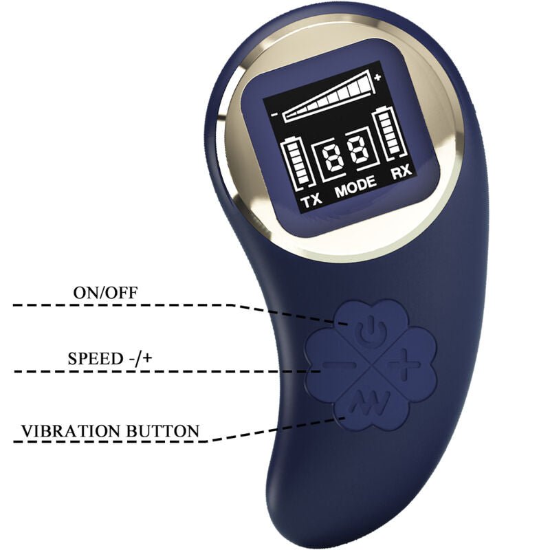 PRETTY LOVE - MINA VIBRATING EGG REMOTE CONTROL BLUE - Kink&Play