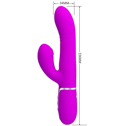 PRETTY LOVE - MULTIFUNCTION G - SPOT VIBRATOR FUCHSIA - Kink&Play
