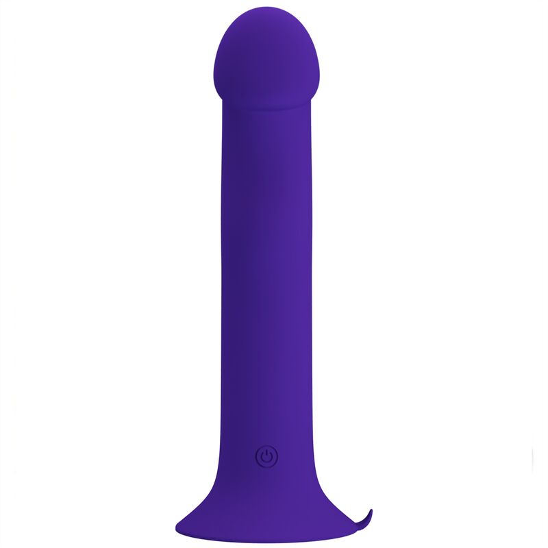 PRETTY LOVE - MURRAY YOUTH VIBRATING DILDO & RECHARGEABLE VIOLET - Kink&Play