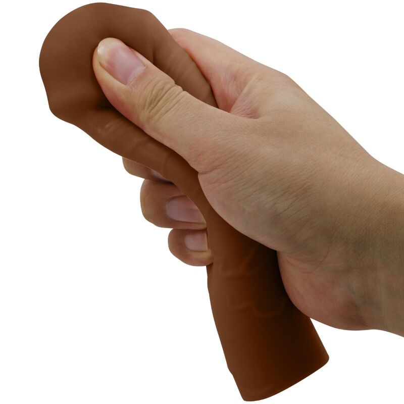 PRETTY LOVE - NILE PENIS SLEEVE WITH 2.5 CM EXTENSION MULATTO - Kink&Play