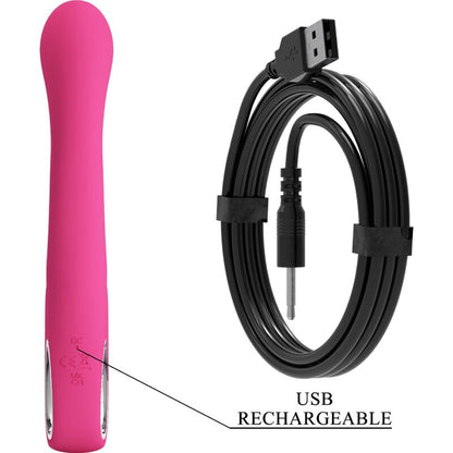 PRETTY LOVE - NOVAK RABBIT VIBRATOR 12 VIBRATIONS PINK - Kink&Play