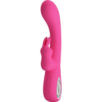 PRETTY LOVE - NOVAK RABBIT VIBRATOR 12 VIBRATIONS PINK - Kink&Play