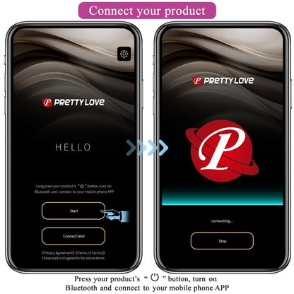 PRETTY LOVE - NYMPH VIBRATING EGG APP CONTROLLED PURPLE - Kink&Play