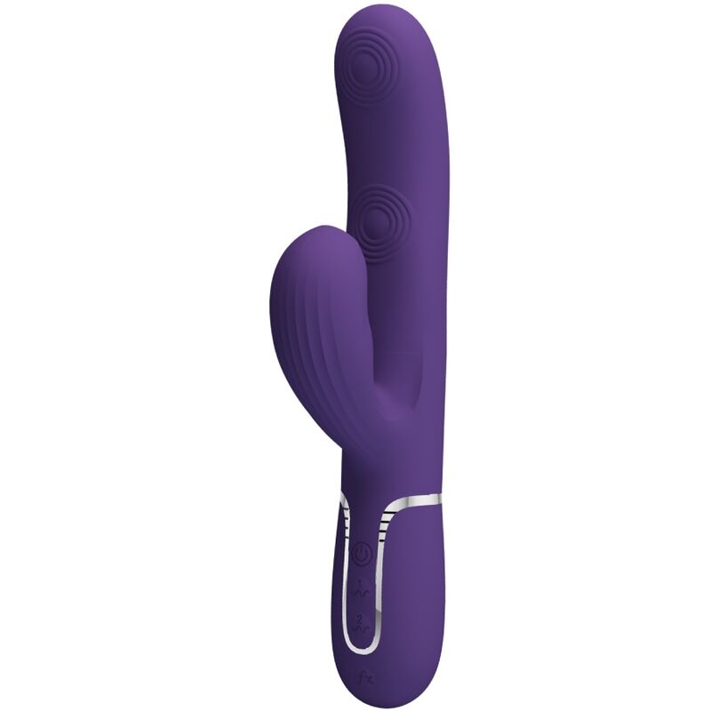 PRETTY LOVE - PERLITA G - SPOT VIBRATOR 3 IN 1 MULTIFUNCTION PURPLE - Kink&Play