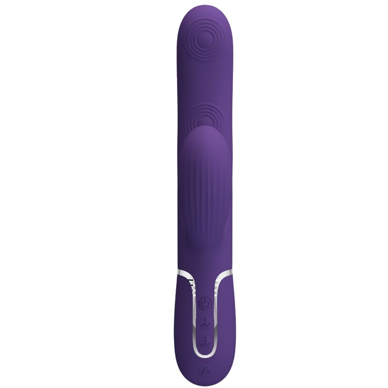 PRETTY LOVE - PERLITA G - SPOT VIBRATOR 3 IN 1 MULTIFUNCTION PURPLE - Kink&Play